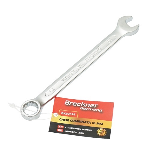 Cheie combinata fixa si inelara 10mm Cr-V Breckner Germany - Img 3