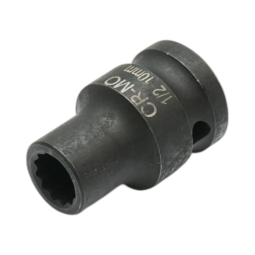 Cheie tubulara de impact bihexagonala 10mm, 38mm, patrat 1/2 inch Cr-Mo Breckner Germany - Img 2