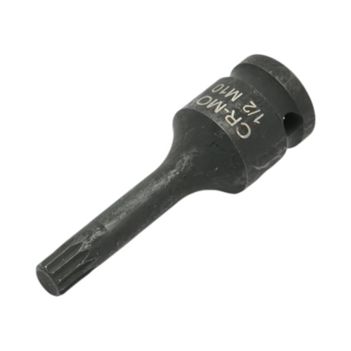 Cheie tubulara de impact bit spline M10, 78mm, patrat 1/2 inch Cr-Mo Breckner Germany - Img 2