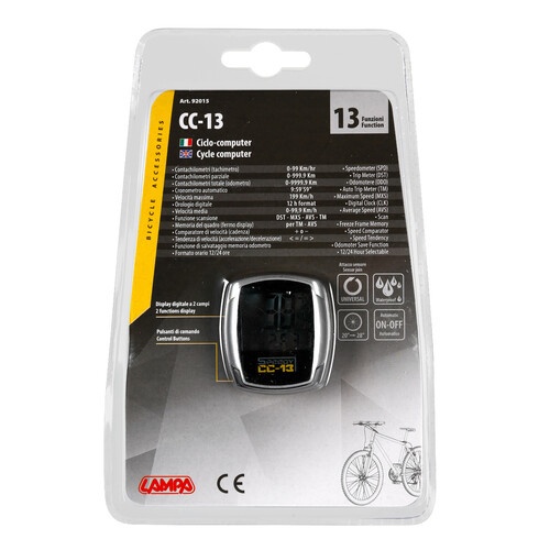Ciclocomputer 13 functii cu cablu CC-13 - Img 2