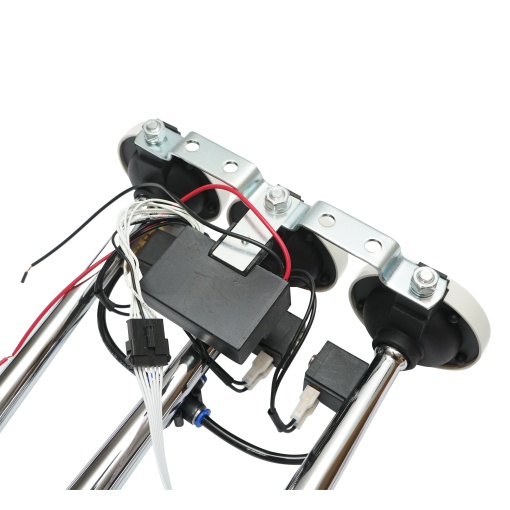 Claxon 3 trompete 24V cu 6 melodii pentru compresor de aer - Img 4