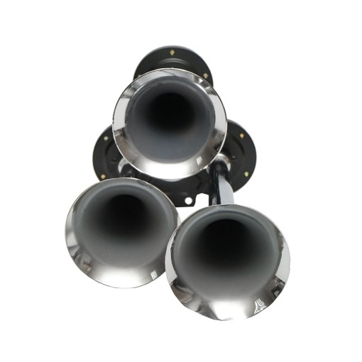 Claxon 3 trompete pentru compresor aer 12/24V - Img 4