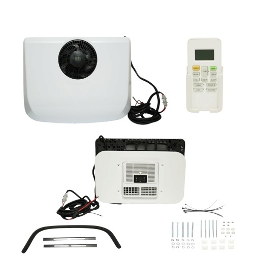 Clima stationara utilaje industriale AC universala 12V, 1800W, 6200 BTU cu telecomanda - Img 2