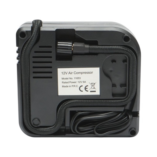 Compresor aer umflat roti 12V, 100PSI, cablu 2.8m, alimentare priza bricheta auto - Img 4