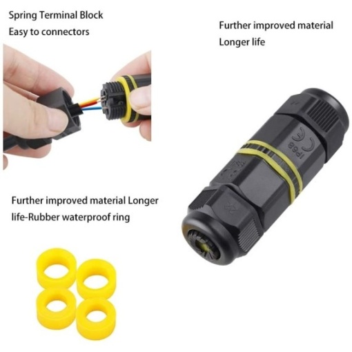 Conector pentru priza externa IP68, Ø 5 mm – 12 mm - Img 3
