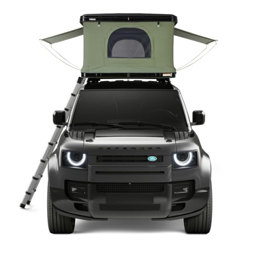 Cort auto cu prindere pe plafon, Thule, Basin, 2 persoane, Hard-Shell, Negru - Img 4