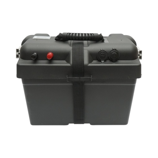 Cutie baterie auto 12V cu voltmetru DC 6-30V, intrerupator alimentare 100A, priza bricheta, afisaj LCD, 2xUSB 360x180x235mm - Img 6