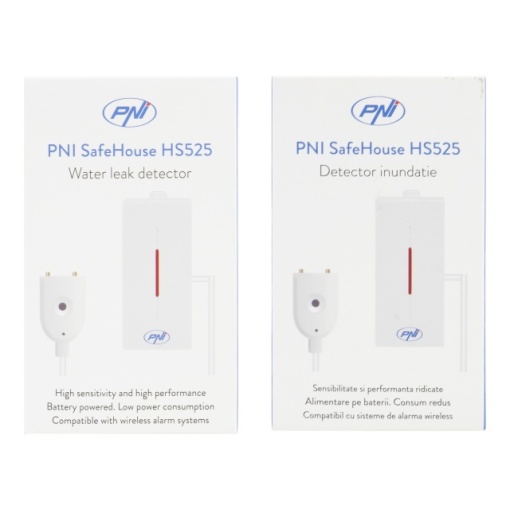 Detector inundatie PNI SafeHouse HS525 wireless pentru sistem de alarma la efractie - Img 5