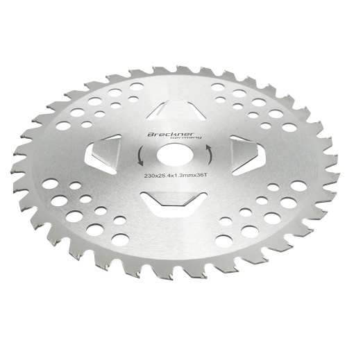 Disc circular vidia 230x25.4x1.3mm, 36 dinti pentru motocoasa de umar Breckner Germany - Img 3