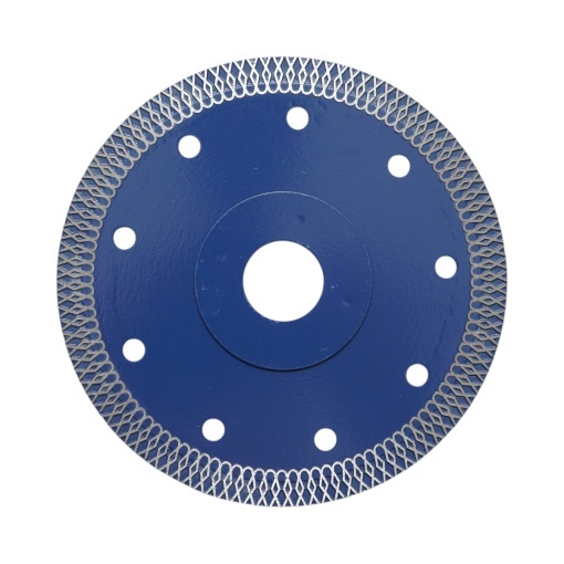 Disc diamantat turbo continuu 125x22.23mm, segment 10mm pentru gresie, faianta, ceramica dura Breckner Germany - Img 2