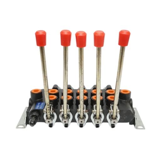 Distribuitor hidraulic 5 manete, debit 80L/min, presiune 200 bar Breckner Germany - Img 5