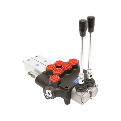 Distribuitor hidraulic P80 pneumatic cu 2 cai Breckner Germany - Img 3