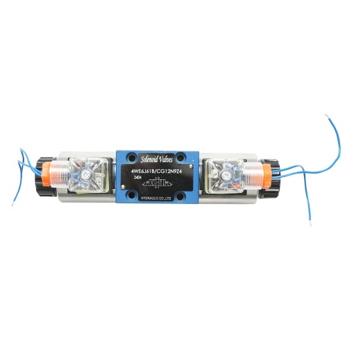 Electrovalva directionala 12VDC 25W pentru 6 cai control debit instalatii hidraulice HDQX126J 4WE6J61B CG12N9Z4 - Img 2