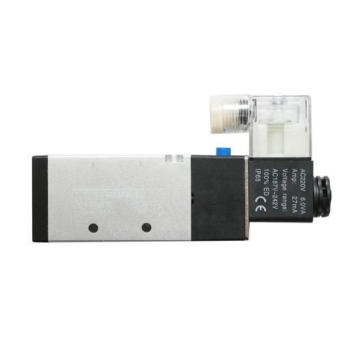 Electrovalva pneumatica 5 cai, 2 pozitii G 3/8 inch, AC 220V, 4V310-10 IP65 Tractor Forestier - Img 2