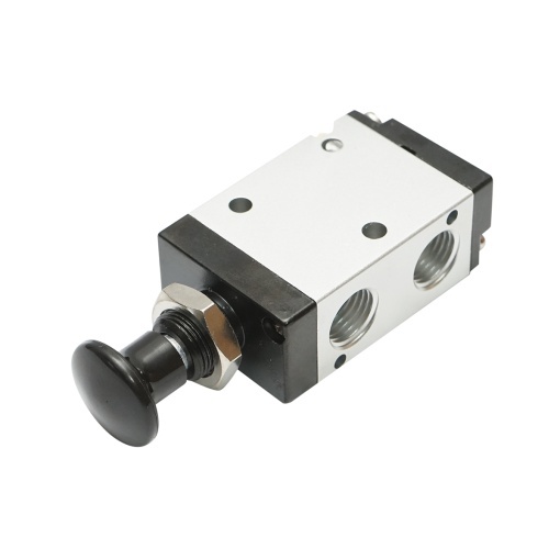 Electrovalva pneumatica cu maner 2 pozitii, 3 cai G 1/4 inch 3R210-08 - Img 3