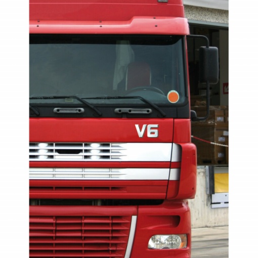 Emblema 3D cromata V6-92x165 mm - Img 2