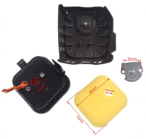 Filtru aer complet motocoasa Husqvarna 143R - Img 2
