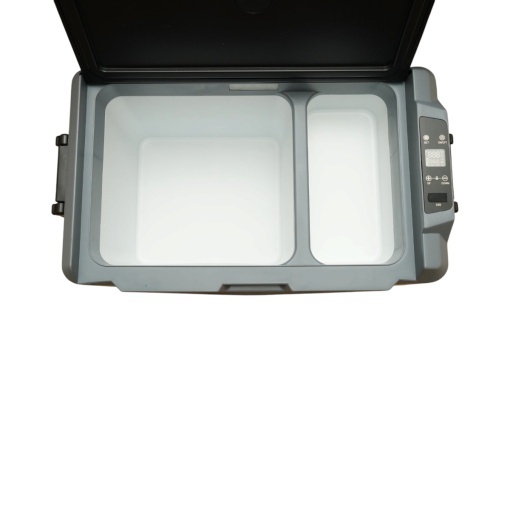 Frigider auto 35L cu compresor 12V-24V-220V, 60W, afisaj LCD, zona dubla de racire, USB 630x390x390mm - Img 9