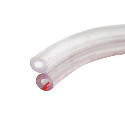 Furtun de vidat transparent dublu 2.5m pentru aparat de muls vaci Breckner Germany - Img 2