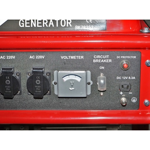 Generator electric 7.5kW/220V, motor pe benzina 17CP, pornire manuala Breckner Germany - Img 8