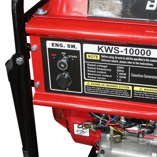 Generator electric cu ATS 7kW, 220V, motor pe benzina 18CP, pornire electrica/manuala Breckner Germany - Img 11