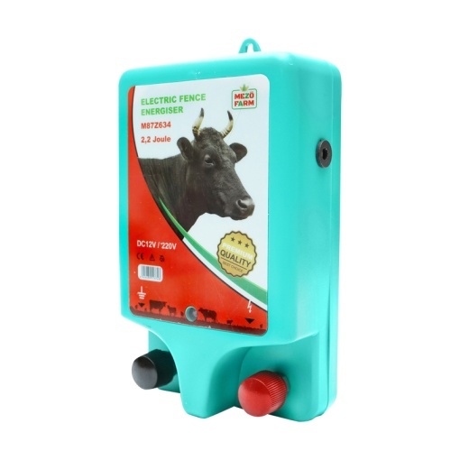 Generator impulsuri 12V/220V 2.2 Joule pentru gard electric Mezofarm - Img 3