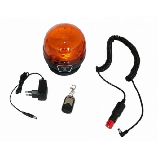 Girofar LED cu magnet, baterie, wireless si telecomanda PULSAR - Img 2