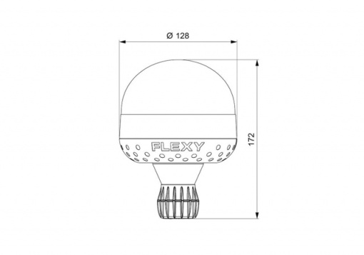 Girofar LED ecologic cu efect dublu flash VIGNAL - Img 3