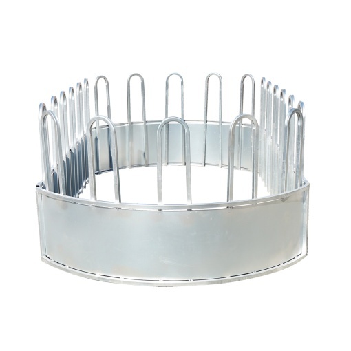 Iesle hranire animale ovala pentru baloti fan cu 22 locuri 3.4x1.7x1m - Img 2