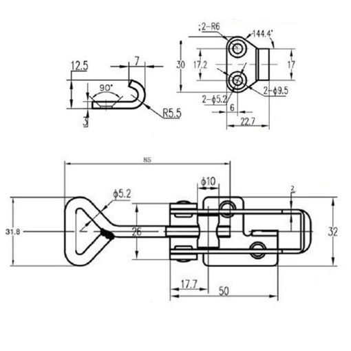 Inchizator oblon INOX - Img 3