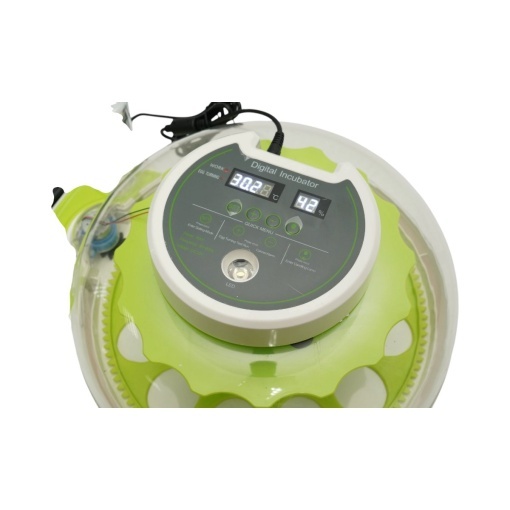 Incubator automat 18 oua 60W, 12V-220V, rotire automata, ovoscop LED, control temperatura, umiditate, afisaj digital, alarma - Img 8