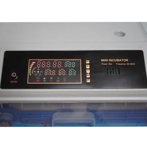 Incubator automat 36 oua 35W, 12V-220V, rotire automata, ovoscop LED, control temperatura, umiditate, afisaj digital, alarma - Img 10