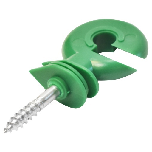 Izolator inelar compact verde fi 5.2mm 80x35mm gard electric Mezofarm - Img 3