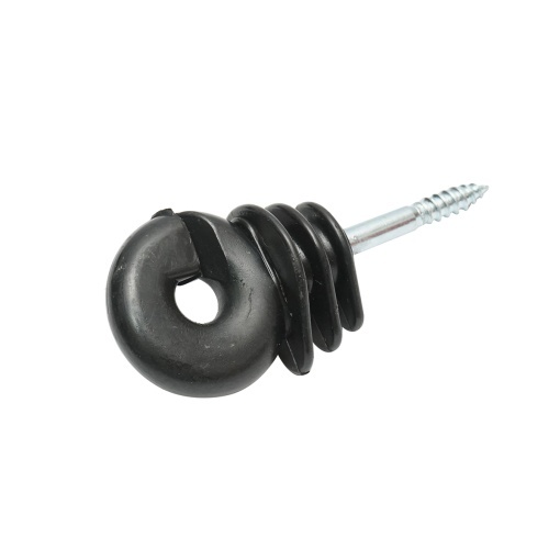 Izolator inelar Easy Drill negru fi 5.9mm 90x40 mm gard electric Mezofarm - Img 3