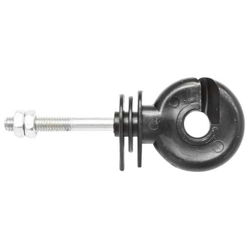 Izolator inelar premium cu filet 5.9mm 90x35mm si piulita gard electric Breckner Germany - Img 2