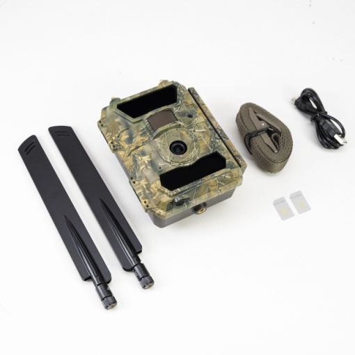 Kit camera vanatoare PNI Hunting 400C PRO 24MP, carcasa si sufa securitate, acumulator 18Ah si card - Img 6