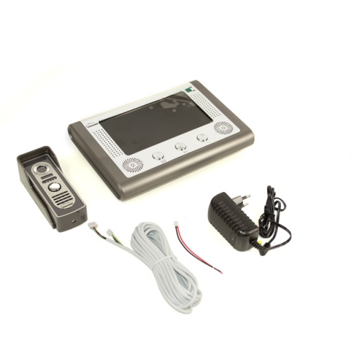 Kit Interfon video SilverCloud House 715 cu ecran LCD de 7 inch si Yala electromagnetica SilverCloud YR300 - Img 3