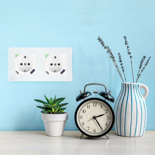 Kit Priza dubla inteligenta PNI SmartHome WP202 WiFi cu rama montaj ingropat control prin internet - Img 10