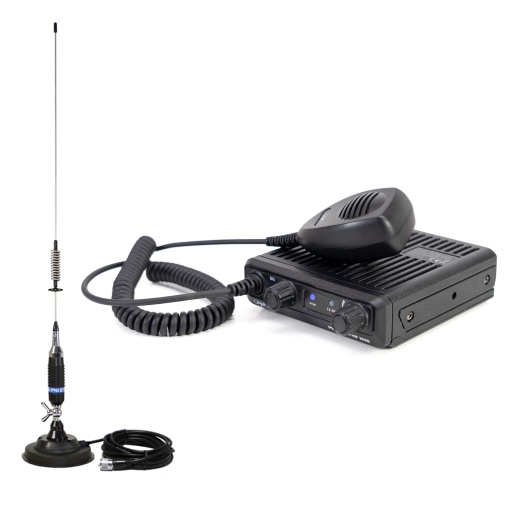 Kit Statie radio CB PNI Escort HP 2020 un singur canal 22 cu antena CB PNI S75 cu magnet - Img 5