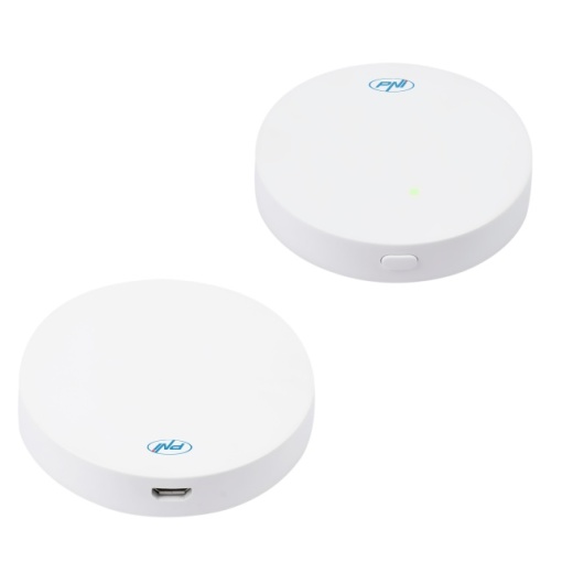 Kit Wifi 4 bucati cap termostatic inteligent PNI CT25T pentru calorifer si Hub PNI CT25WIFI cu control prin Internet, aplicatie de mobil Tuya Smart - Img 6