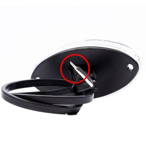 Lampa gabarit 102x45 cu LED, rosie, Fristom - Img 3