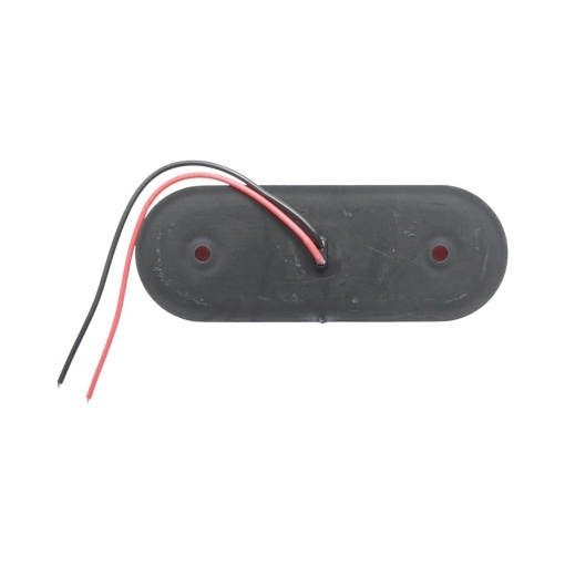 Lampa gabarit laterala ovala LED NEON 12V-24V rosie 24 LED-uri 115x44x16mm Breckner Germany - Img 4