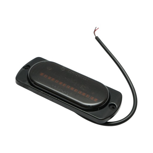 Lampa laterala LED 9-80V, galben fumuriu, 15 LED-uri 100x38x12mm Breckner Germany - Img 3