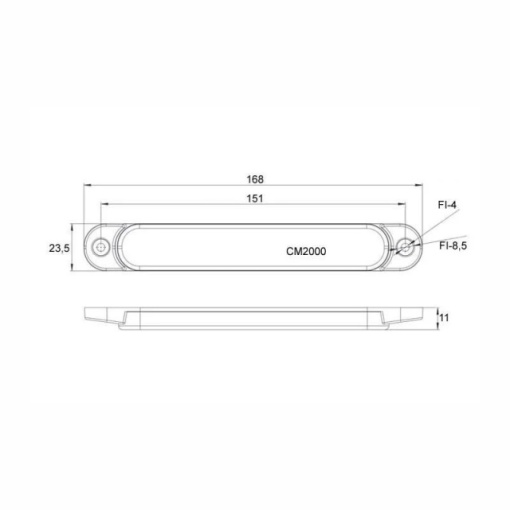 Lampa LED 12-36V ALB - Img 3