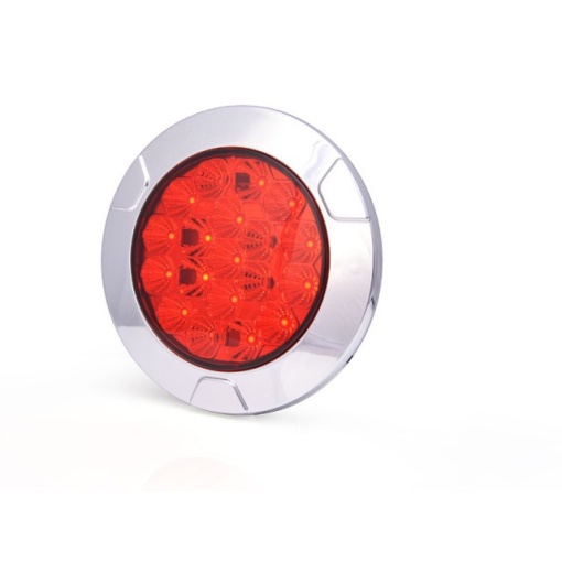 Lampa led rosie ROTUNDA 2 FUNCTII LUMINOASE fi 25 cm