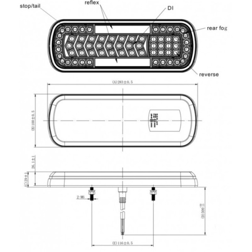 LAMPA LED SEMNALIZARE DINAMICA - Img 2