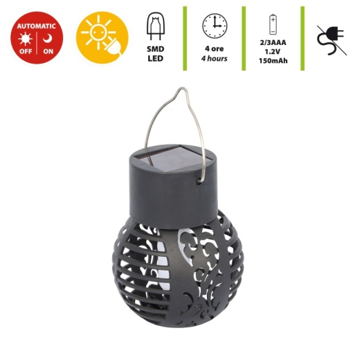 Lampa solara LED cu efect de flacara - Img 2