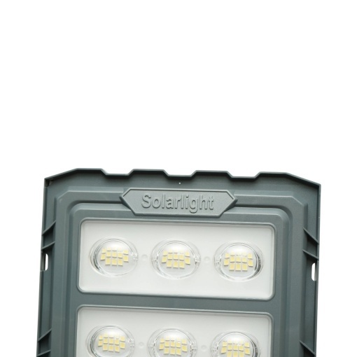 Lampa solara LED iluminat stradal 300W cu panou solar 20W, baterie LiFePO4 15000mAh, senzor miscare, telecomanda, prindere stalp IP65 Breckner Germany - Img 10