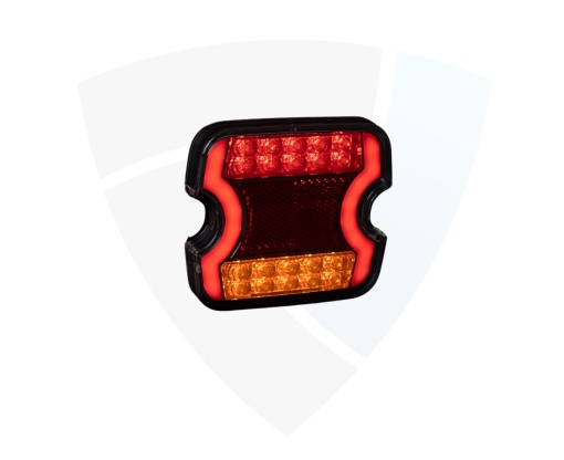 Lampă spate LED, stânga, 10-30V, pătrată, 4 funcții - Img 3
