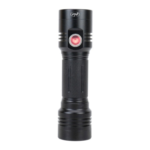 Lanterna dubla PNI Adventure F200 din aluminiu cu LED, acumulator 4000mAh si port micro USB, 3 LED-uri cu deschidere mare si unul cu focus, ambele au 3 niveluri de putere - Img 5
